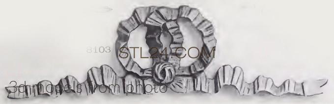 Ленты (RIBBON_0044 -  | 3D model 3DSMAX / OBJ / STL) 3D модель для ЧПУ станка